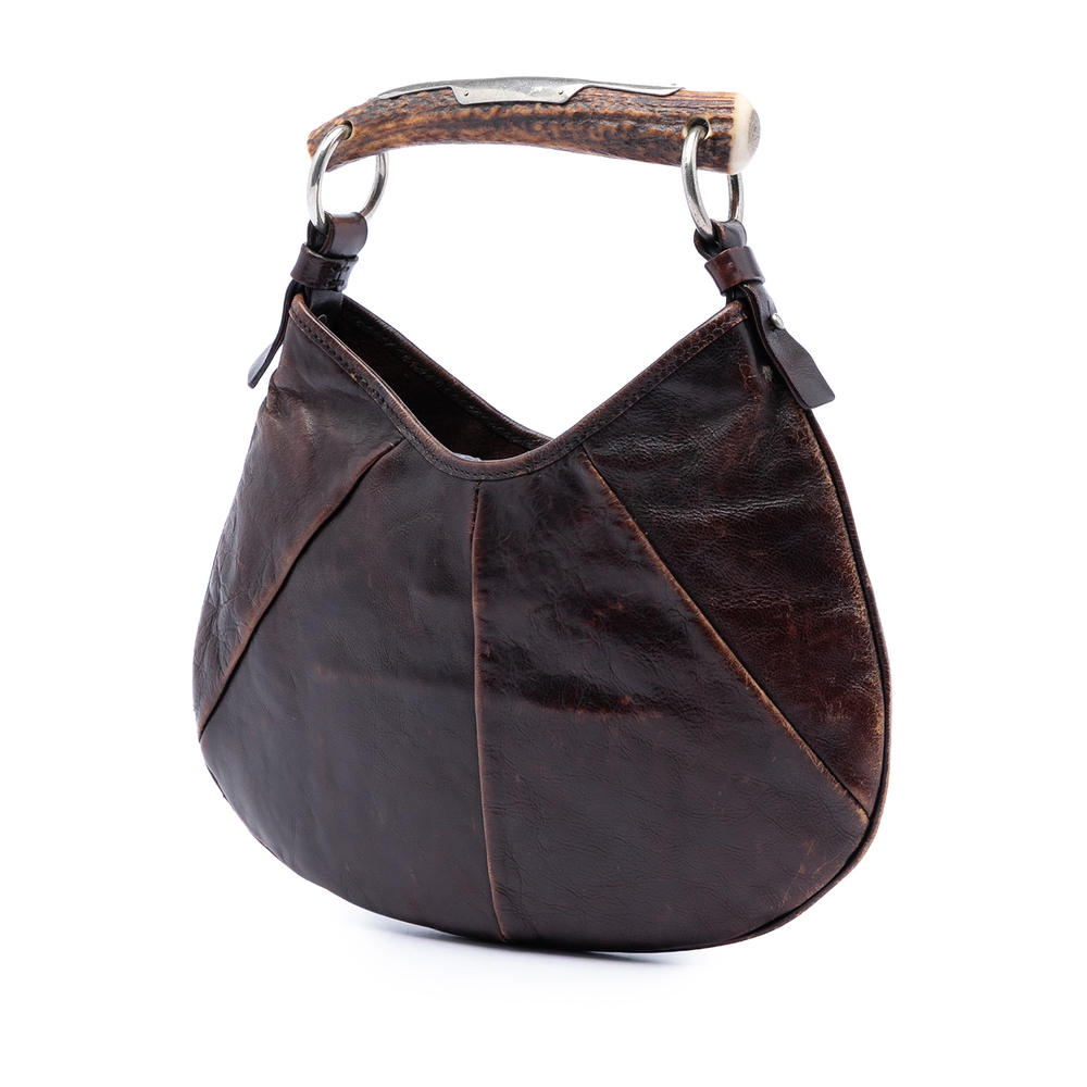 Pre-Loved Saint Laurent Small Calfskin Mombasa Hobo - Picture 2 of 6